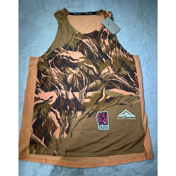 Nike Trail Rise 365 PR Running racing Tank Top singlet DM4781-738 Men's Large - Picture 7 of 15